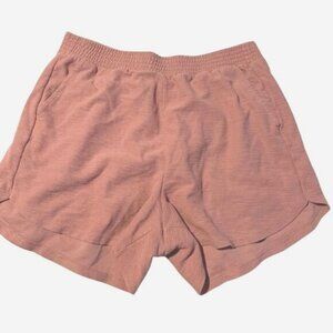 Old Navy XL Womens Elastic Waistband Shorts Pink Made In Indonesia